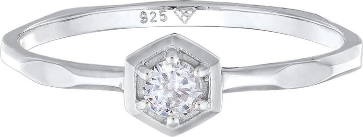 Produktbild Elli Kristall Ring, Verlobungsring (58, 925 Silber)