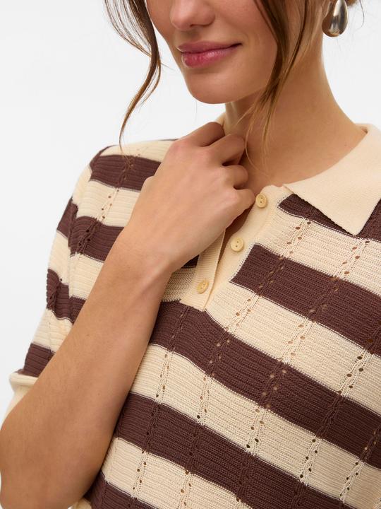 Produktbild Vero Moda VMRANDI Gestricktes Poloshirt Polo (L)