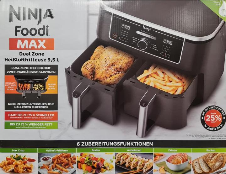 Actual product image Ninja AF400EU Foodi MAX Dual Zone (EU plug)