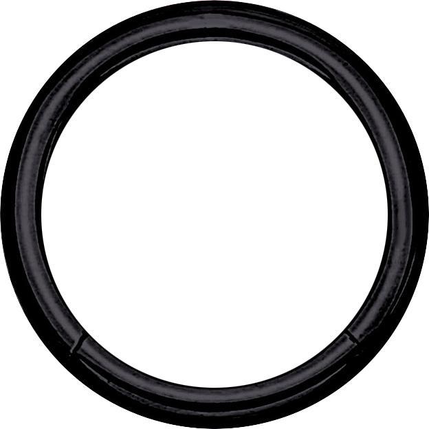 Immagine prodotto Star Piercing Anello a micro segmenti pieghevole nero (senza ottone, Acciaio chirurgico 316L)