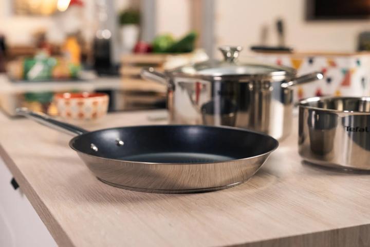 Produktbild Tefal FRYPAN B9220404 COOK EAT 24 CM (24 cm, Pfannenset + Topfset, Edelstahl)