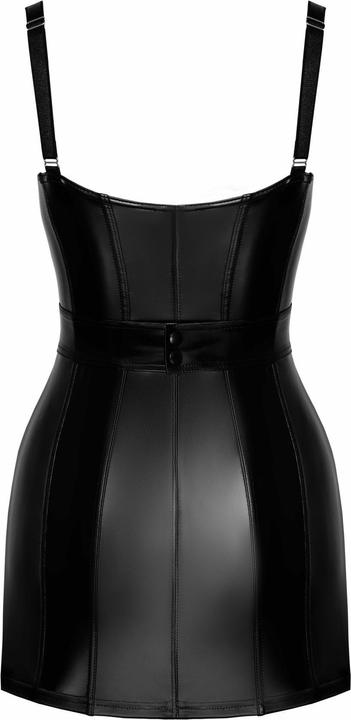 Actual product image Noir Handmade F320 Wetlook mini dress with ring - 3XL (3XL)