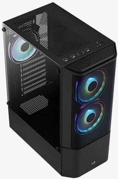 Immagine prodotto AeroCool Quantum v1 Midi Tower, vetro temperato (Mini-ITX, mATX, ATX)