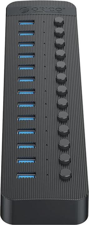 Actual product image Orico Converter CT2U3-13AB 13x USB-A 3.0 Hub with Switches - Black (13 Ports)