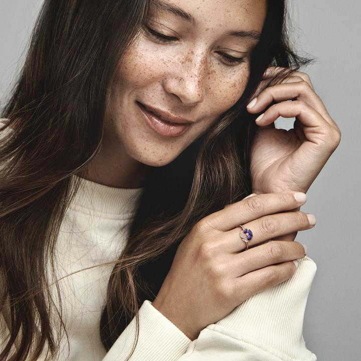 Image du produit Pandora Bague pensée violette (52)