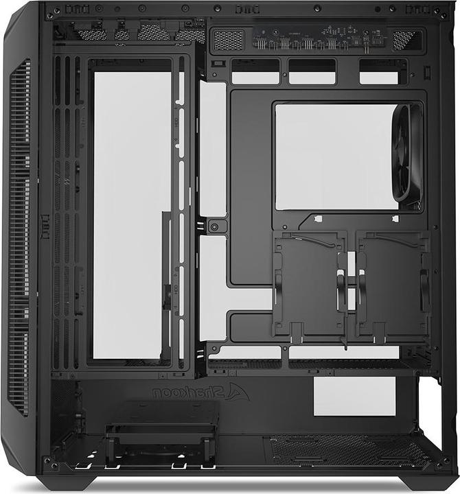 Image du produit Sharkoon AK5G RGB Black ATX (noir) (ATX, Mini-ITX, mATX)