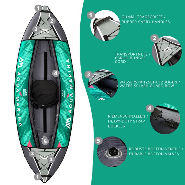 Image du produit Aqua Marina Laxo 285 Kayak (1 pers.)