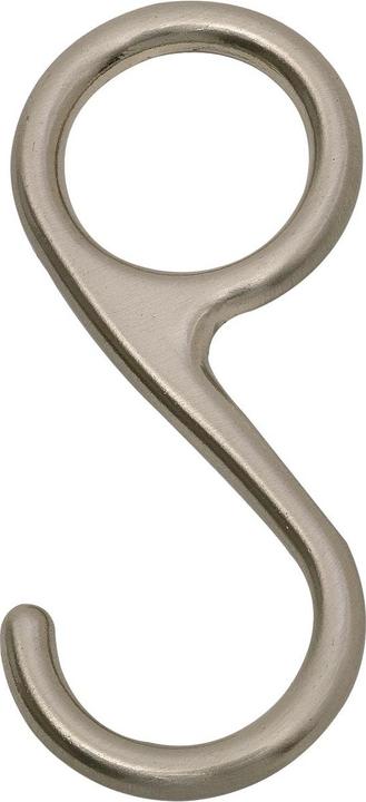 Actual product image OK-Line S-hook closed, zamak stainless steel effect