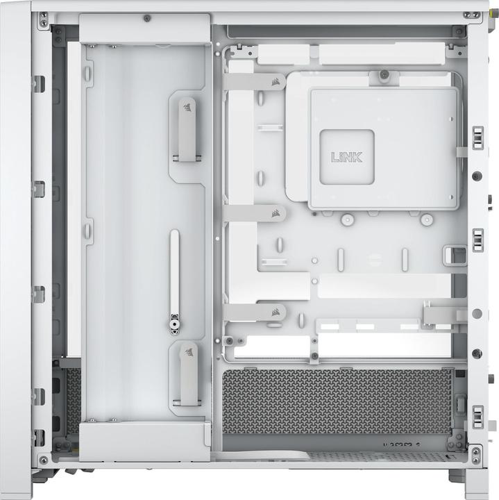 Produktbild Corsair 4000D FRAME WHITE MID CASE (Mini-ITX, ATX, E-ATX, mATX)