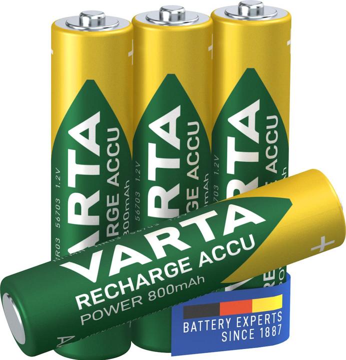 Varta Recharge Accu Power (4 pcs., AAA, 800 mAh)