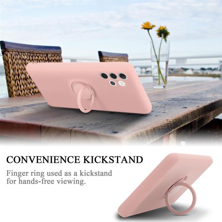 Produktbild Cadorabo TPU Liquid Ring Silicone Case Hülle (Samsung Galaxy A32 5G)