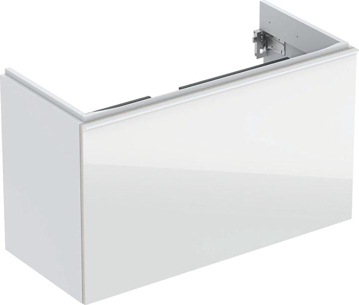 Geberit Keramag / Armoire sous lavabo Acanto 89 cm blanc brillant sans lavabo 500616012 (89 x 41.5 x 53.5 cm)