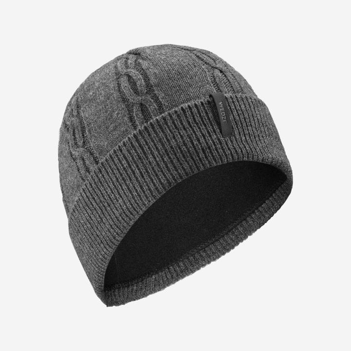 Image du produit Wedze Bonnet torsadé laine adulte - gris