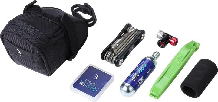 Produktbild BBB CombiSet SpeedPack CO2 BSB-58 Satteltasche + Werkzeugset + CO2-Pumpe (0.79 l, Satteltasche)