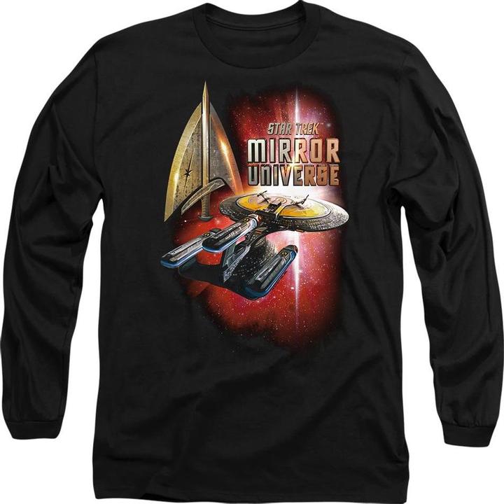 Actual product image Unisex Adult Mirror Enterprise T-Shirt (L)
