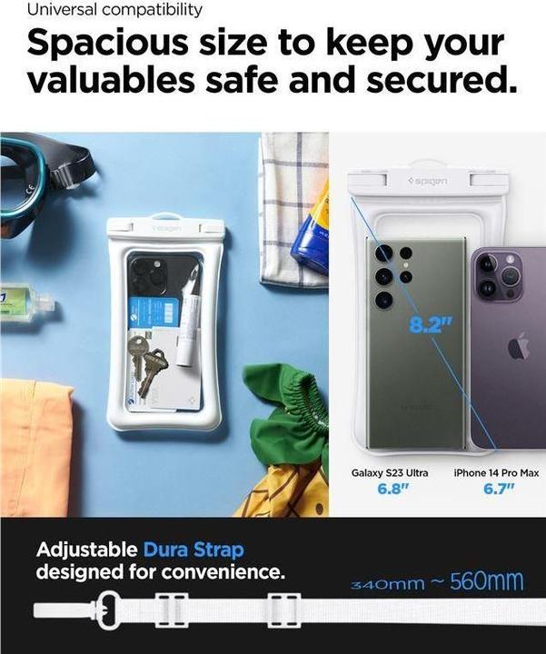 Image du produit Spigen A610 Universal Waterproof Float Case Blanc (Universel)