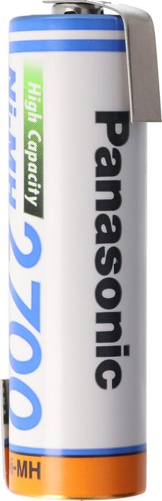 Image du produit Panasonic Accu Mignon AA HR-3U avec cosse à souder en forme de Z (1 pcs, AA, 2700 mAh)