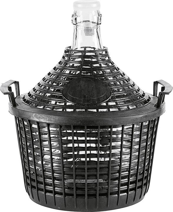 Schmitt Glazen karaf met plastic mand (1 Pcs., 5 l)
