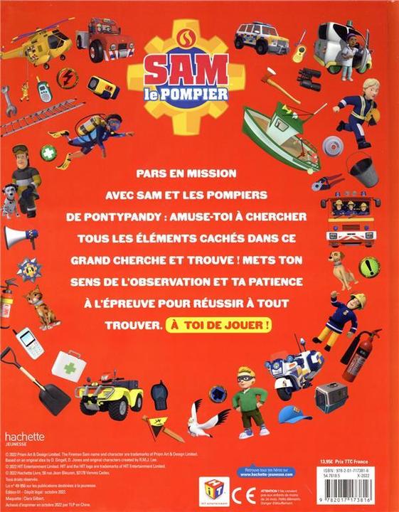 Immagine prodotto Sam le pompier : le grand cherche et trouve (Francese, Collettività, 2022)