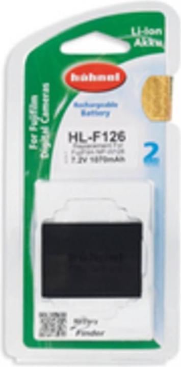 Actual product image Hähnel Replacement battery HL-F126, for Fuji NP-W126 (Rechargeable battery)