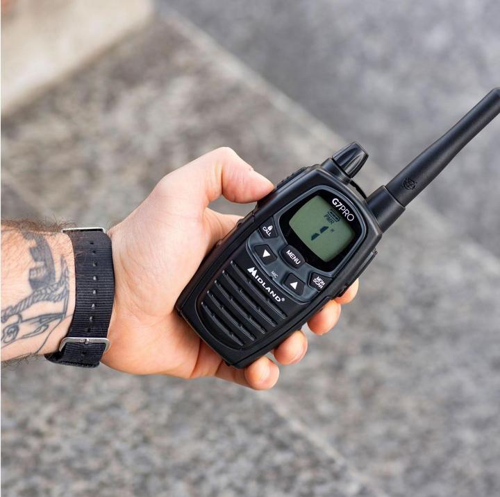Image du produit Midland G7 Pro Single PMR + LPD radio with 16 channels (10 km)