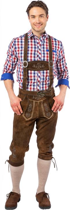 Image du produit Orlob Salopettes traditionnelles pour hommes : pantalons en cuir pour la fête d'octobre (60)