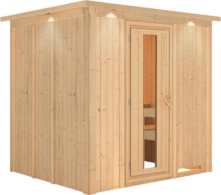 Image du produit Karibu Sauna Eupin entrée frontale, couronne (Sans four)