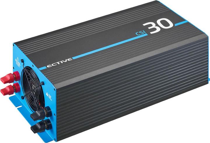 Produktbild Ective CSI 30 Sinus-Wechselrichter 3000W 24V mit Netzvorrangschaltung und Ladegerät (CH-Stecker)