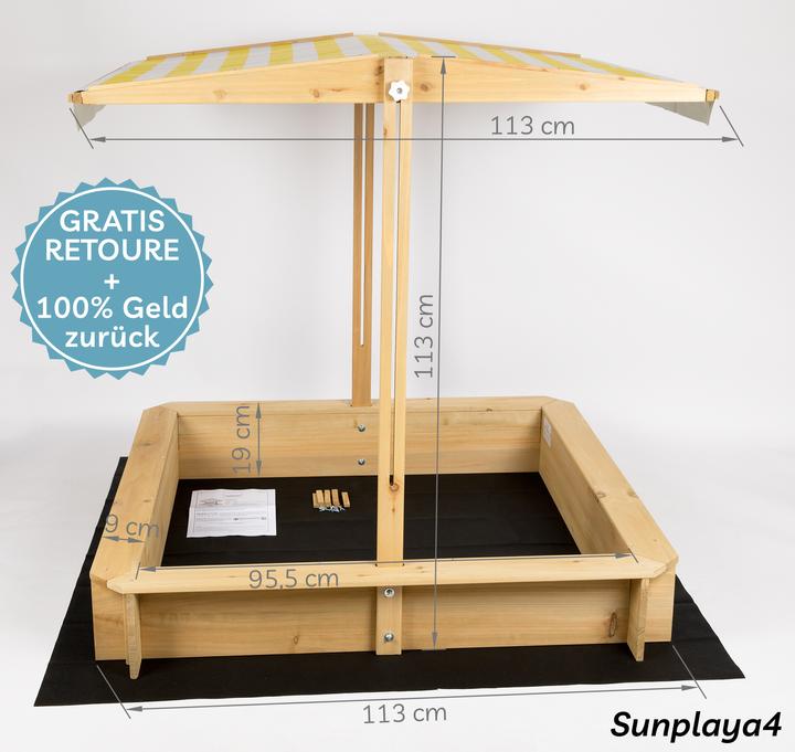 Image du produit Needs&Wants Sunplaya4" avec toit et couverture