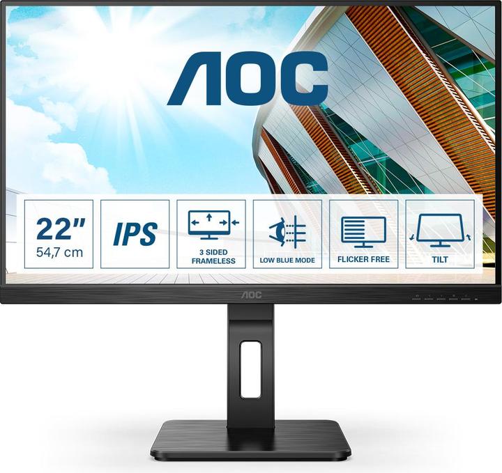Actual product image AOC 22P2DU (1920 x 1080 pixels, 21.50")