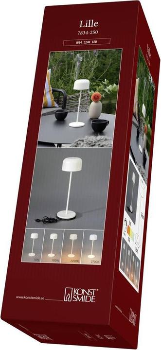 Produktbild Konstsmide Tischleuchte Lille USB, 2200 / 2700 K, 3.5 (150 lm)