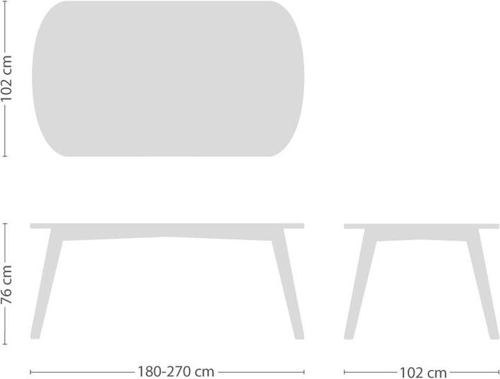 Produktbild Ikarus Saldus Tisch (180 x 102 x 76 cm)