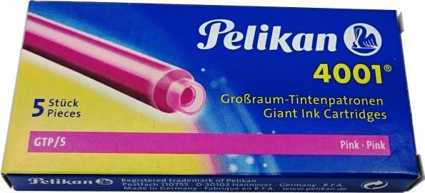 Immagine prodotto Pelikan Cartuccia di grande capacità 4001 GTP/5 (cartucce d'inchiostro, Pink)