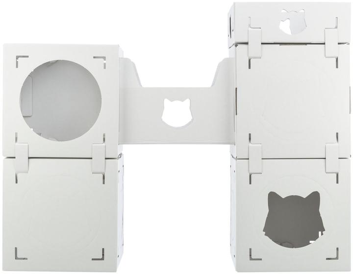 Image du produit Trixie Meuble pour chats Casa Cara, carton, 93 × 72 × 30.5 cm, blanc (73 cm, Blanc)