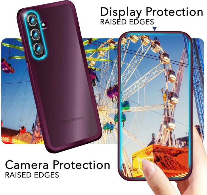 Immagine prodotto Nalia Copertura ibrida semitrasparente con cornice protettiva (Samsung Galaxy S24+)