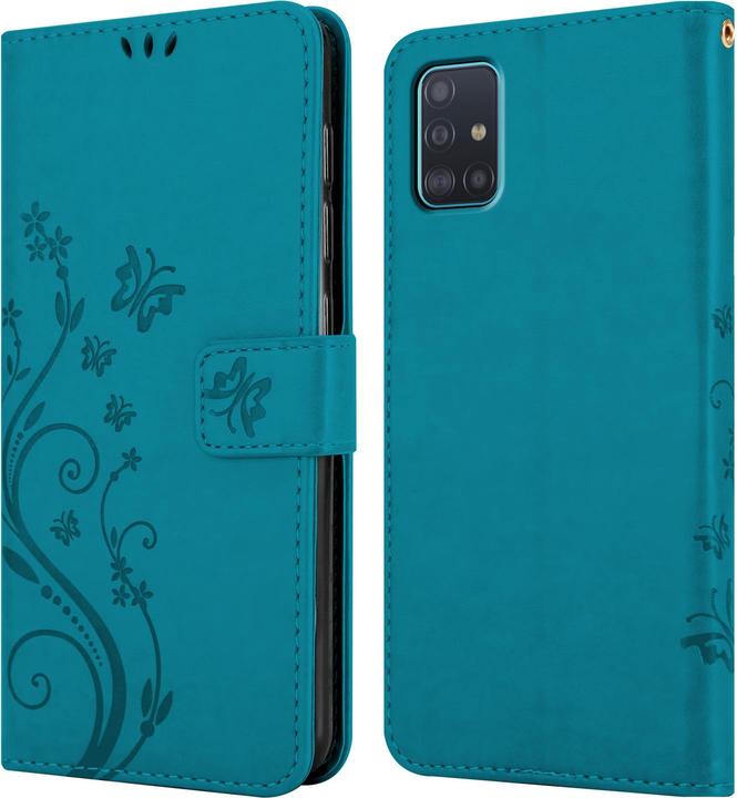 Image du produit Cadorabo Couverture du livre de fleurs (Samsung Galaxy A51 5G)