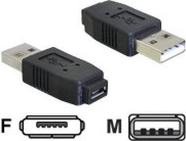 Produktbild Delock USB2.0 Micro-Adapter A-St/Micro-B/Bu (Micro USB, USB-A, 14.50 cm)