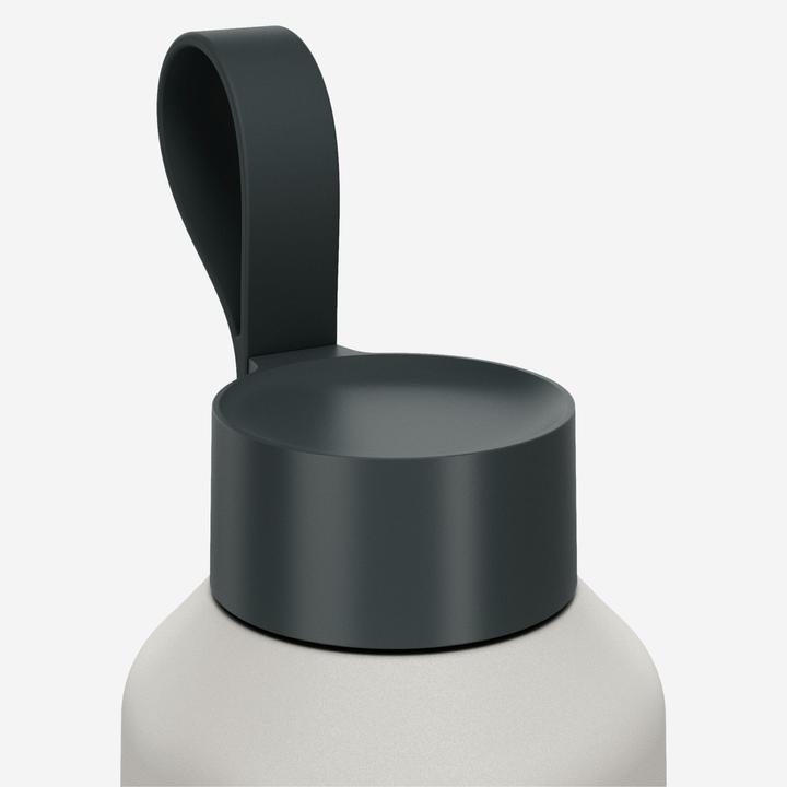 Immagine prodotto Quechua Trinkflasche 1 l Edelstahl Schraubverschluss Wandern - 100 Karte/rot (1 l)