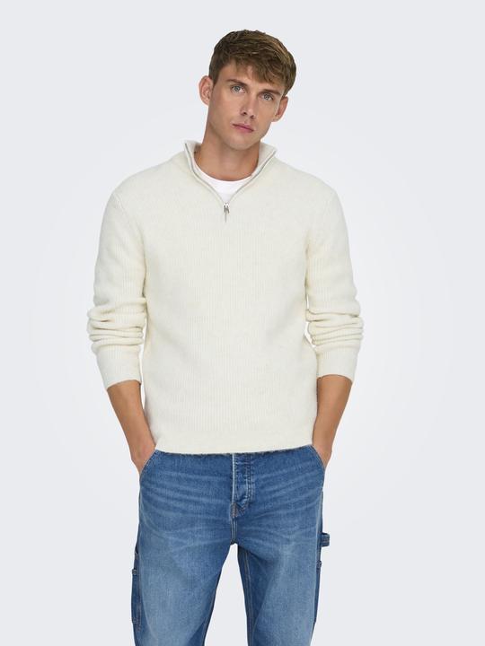 Immagine prodotto Only & Sons Onstegan Reg 5 Wool Half Zip Knit Bf (L)