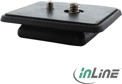 Produktbild InLine ® Stativ-Zubehör, Kamera Schnellwechselplatte, rechteckige Form (Stativ Schnellwechselplatte)