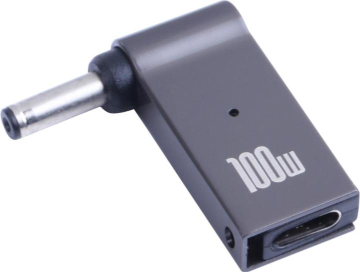 Actual product image PowerGuard USB-C to Notebook Charger Adapter DC Barrel (4.0 x 1.35 mm) (100 W)