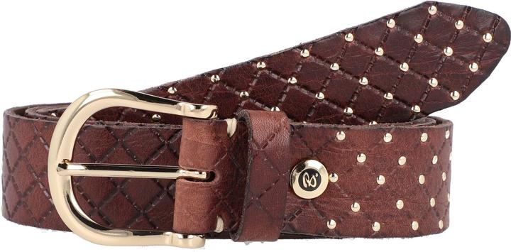 B.Belt Lina Gold Nietengürtel Leder (100)