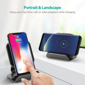 Actual product image Nenurodyta RAVPower Wireless charger with holder (RP-PC070), Black, 10W (10 W)