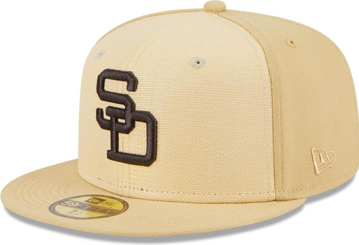 Immagine prodotto New Era Cappellino 59Fifty Fitted - RAFFIA San Diego Padres (8)