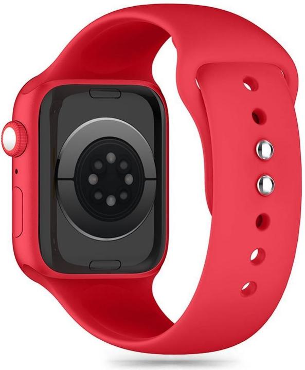 Produktbild Tech-Protect SILICONE Apple Watch 6 / 7 / 8 / 9 / 10 / SE / ULTRA 1 / 2 (44 / 45 / 46 / 49 MM) RED