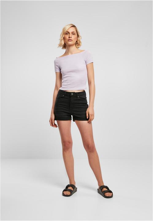 Actual product image Urban Classics Ladies Off Shoulder Rib Tee - 2416 (4XL)