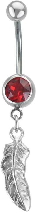 Actual product image Bijouteria Bellypiercing (Brass, Crystal, Stainless steel)