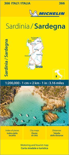 Image du produit Michelin Sardaigne - Local Map 366