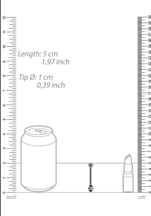 Image du produit Ouch! Urethral Sounding - Metal Plug - 10mm