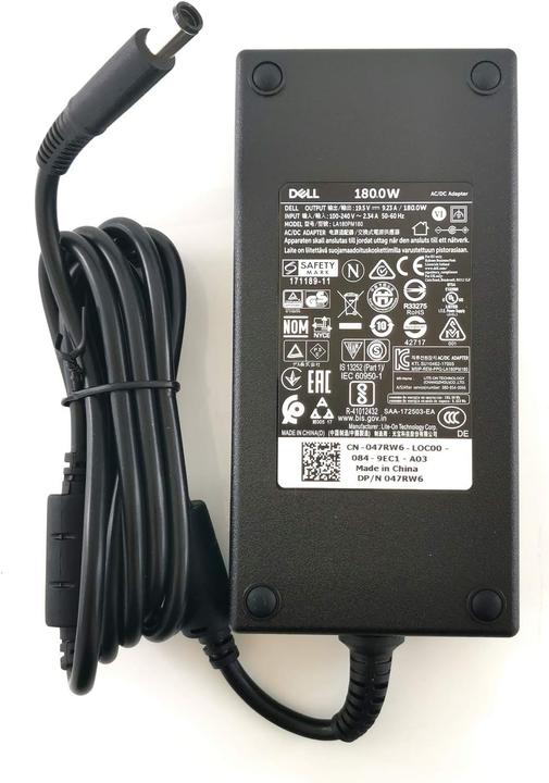 Actual product image Dell 180W AC Adapter for Notebooks (180 W)